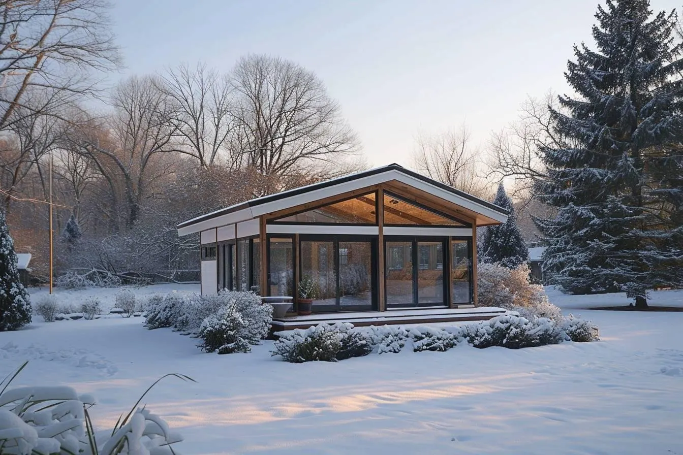 Comment adapter un abri de jardin à un climat froid ?