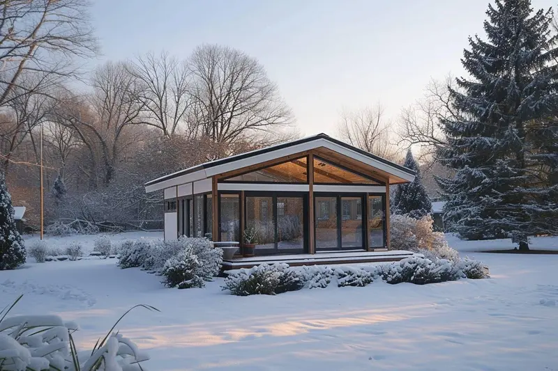 Comment adapter un abri de jardin à un climat froid ?