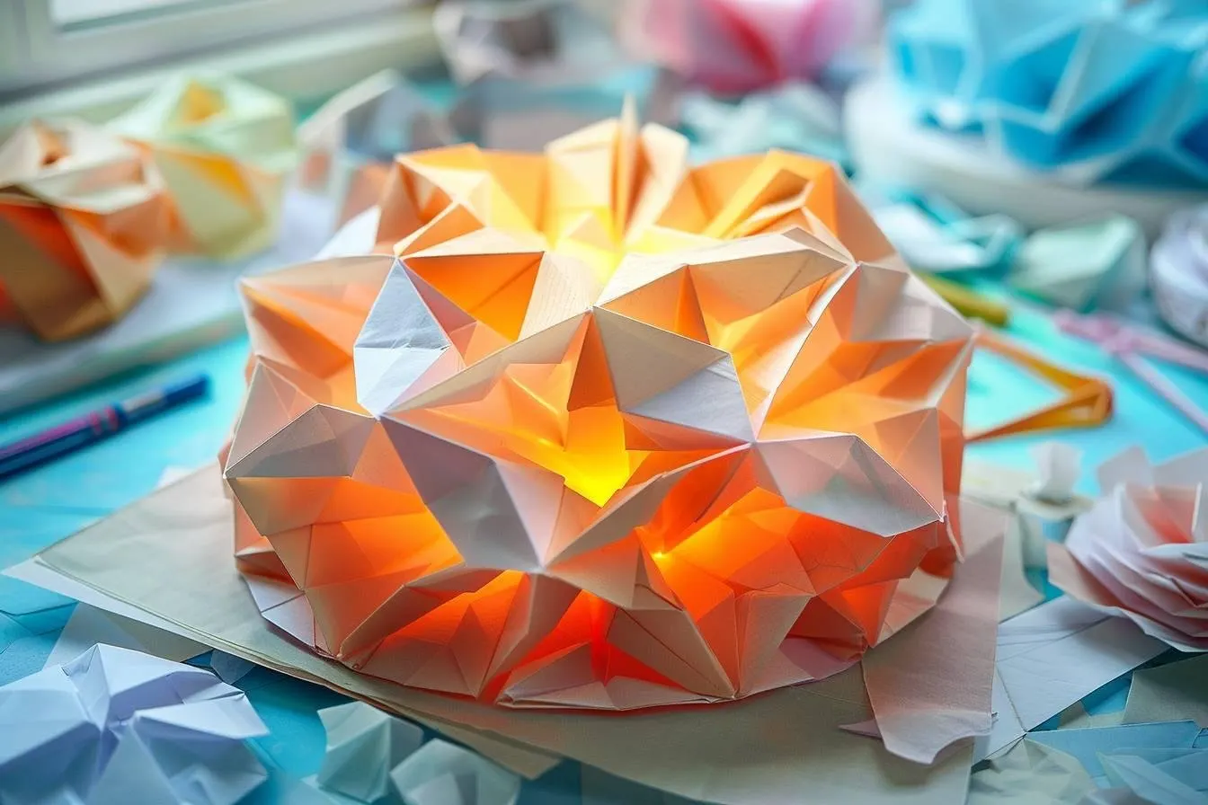 Comment réaliser des abat-jours en origami : guide pratique pour débutants