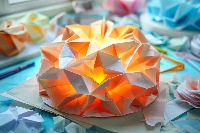 Comment réaliser des abat-jours en origami : guide pratique pour débutants