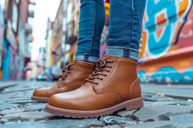 Les célébrités qui portent des chaussures à lacets marron avec style